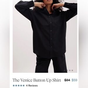 Black, Richer Poorer, button down, worn once, no flaws.